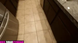 Step daughter taking care of step daddy